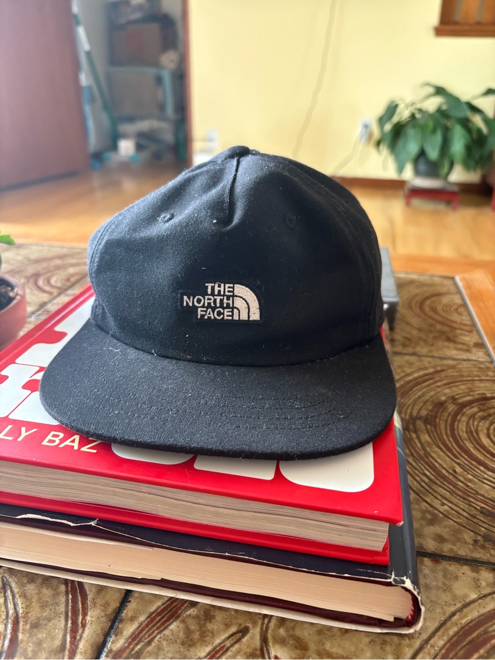The North Face Black Six-Panel Logo Cap